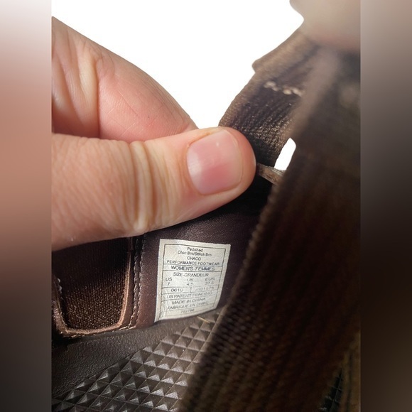 NEVER BEEN WORN OUT Women's Chaco PedShed Brown Leather Shoes- size 7 - Picture 12 of 14